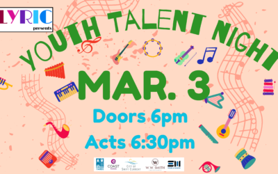 Youth Talent Night Host Glenna Switzer – Tickets at the Door